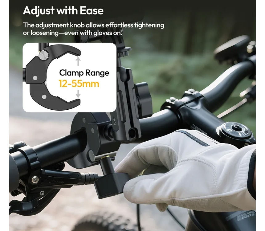 Крепление-зажим Ulanzi R105 Bicycle Rail Mount Clamp