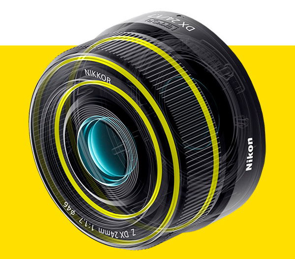 Объектив Nikon Nikkor Z 24mm f/1.7 DX