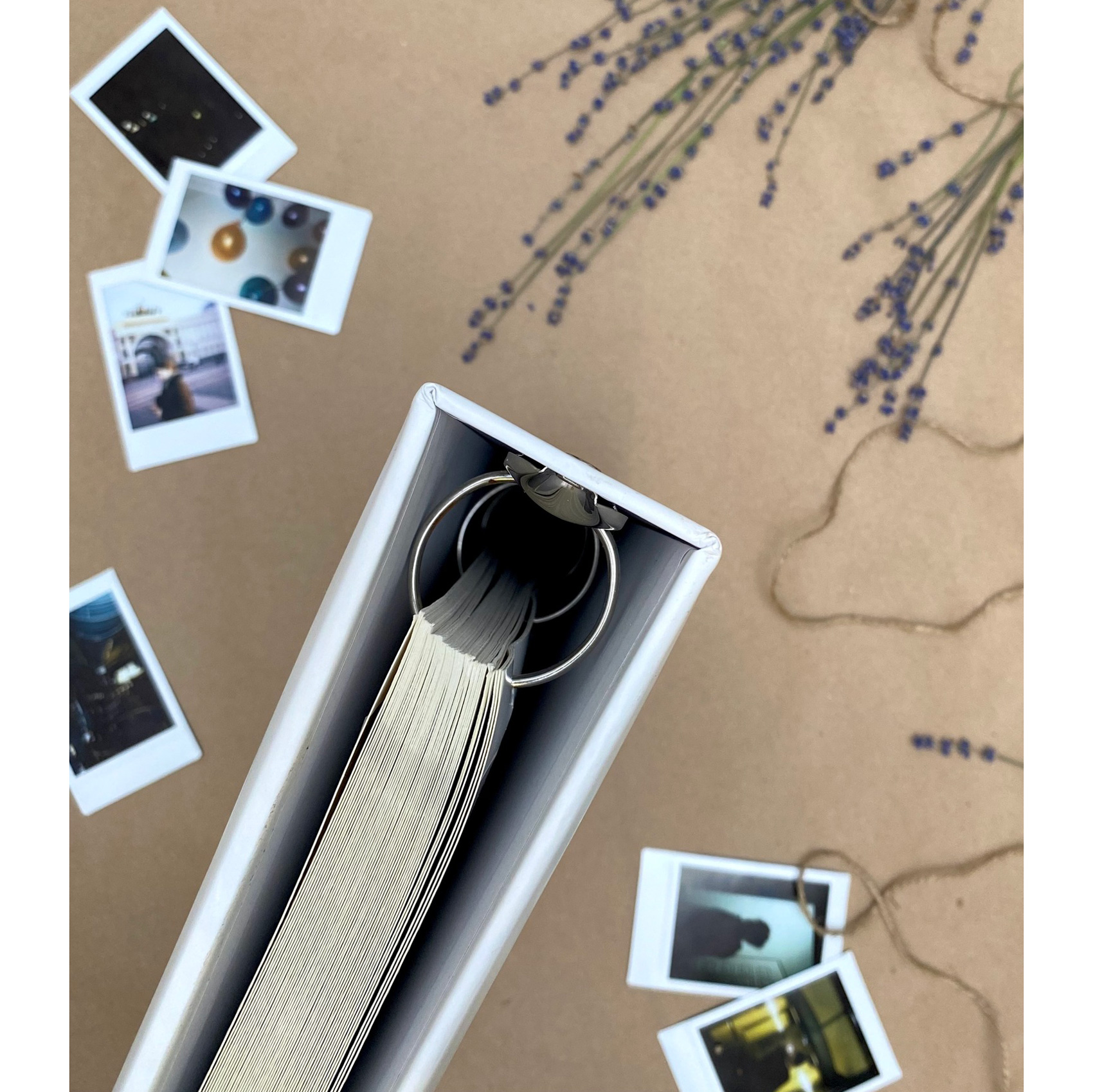 Фотоальбом Полином магнитный, 50 листов 23х28 см  - «Portfolio», белый