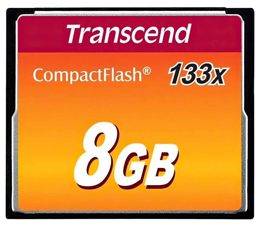 Карта памяти Transcend CompactFlash 8GB 133x Ultra Speed (TS8GCF133)