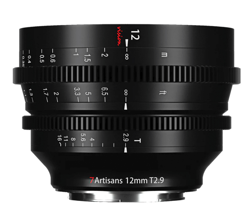 Объектив 7Artisans 12mm T2.9 L-Mount (APS-C)
