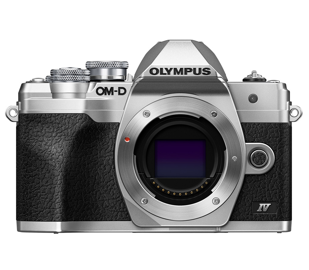 Беззеркальный фотоаппарат OM System OM-D E-M10 Mark IV kit 14-42 EZ серебристый (уцененный)