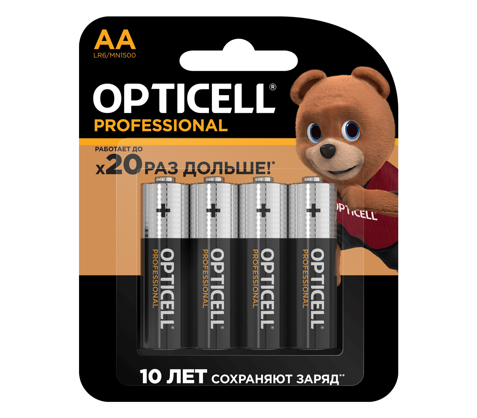 Батарейки Opticell AA Professional, 4 шт.
