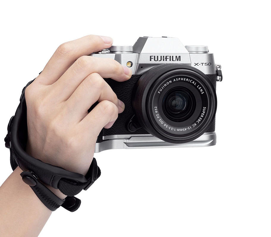 Дополнительный хват JJC HG-XT50 Silver, для Fujifilm X-T50, серебристый