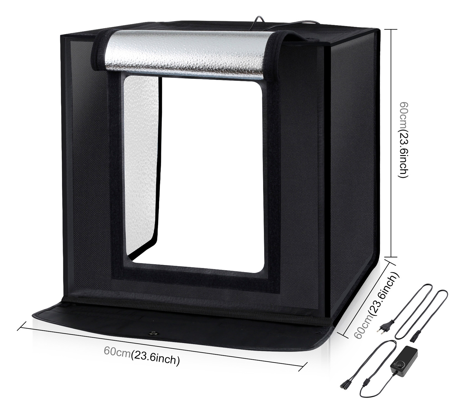 Фотобокс Puluz PU5060 60 см, с подсветкой 36 Вт и 6 фонами