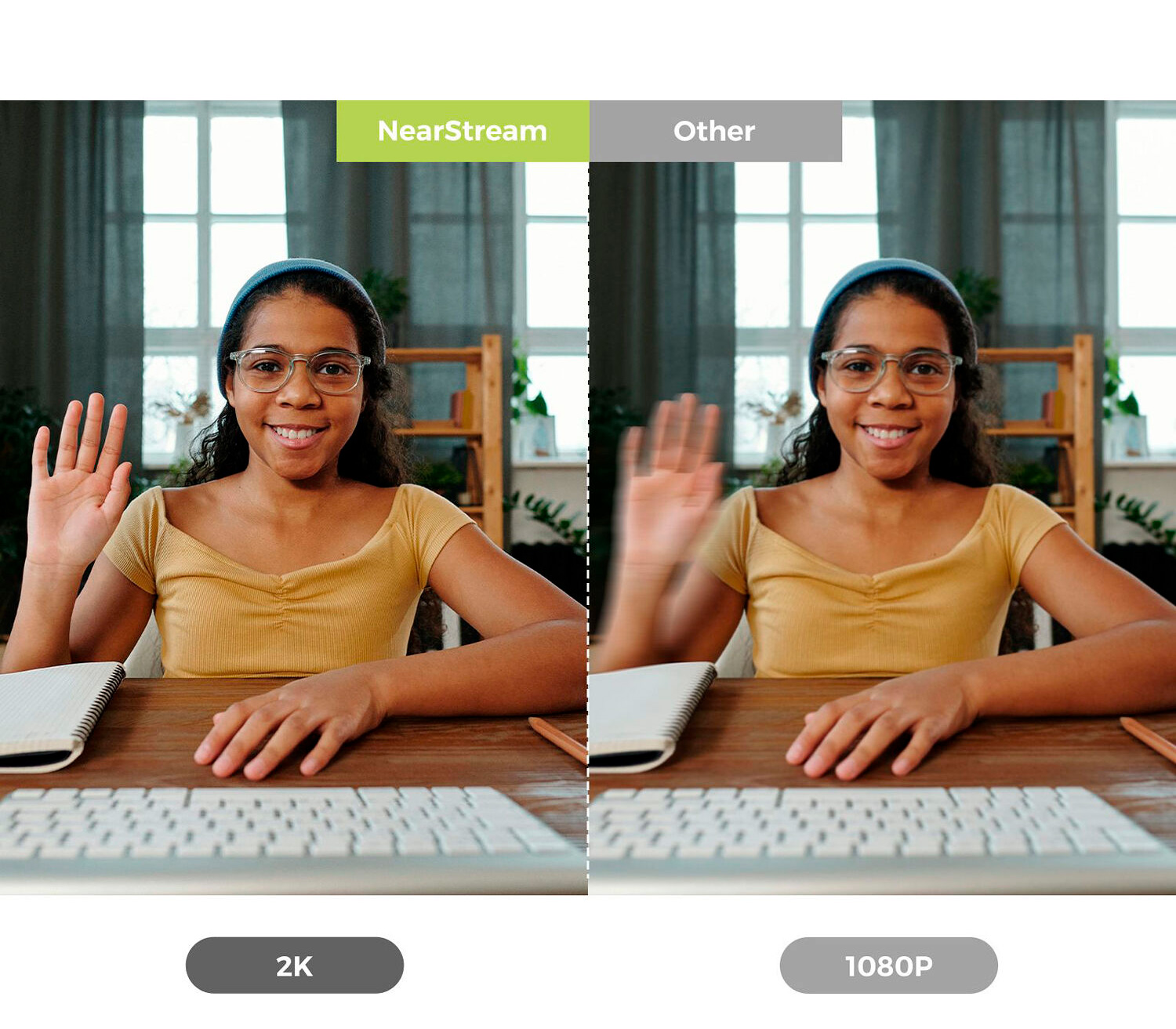 Веб-камера Nearity NearStream V02AF, 1080 60p, AI шумоподавление