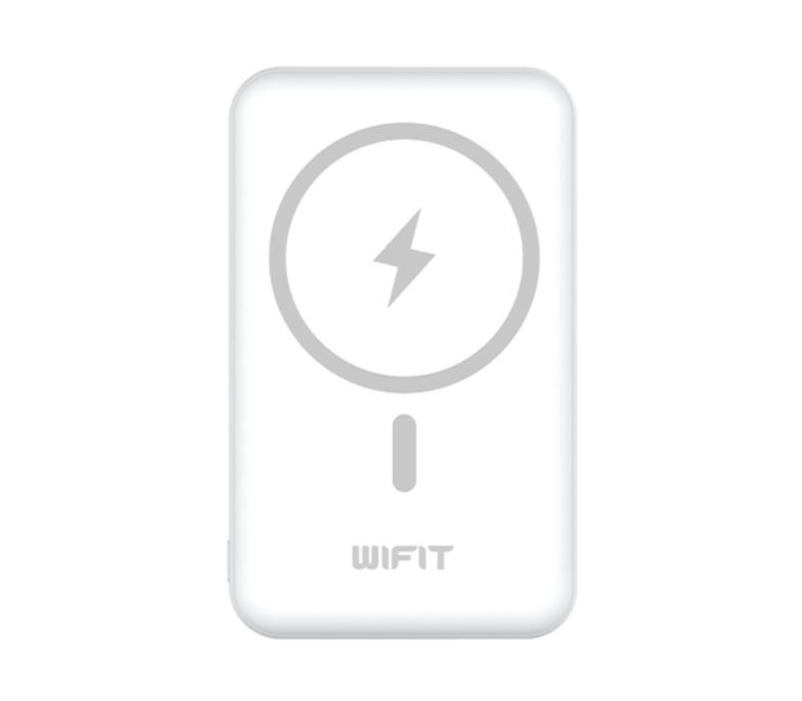 Внешний аккумулятор Wifit Magnetic Wireless WIMAG Pro, беспроводная зарядка, 10 000 мАч, белый