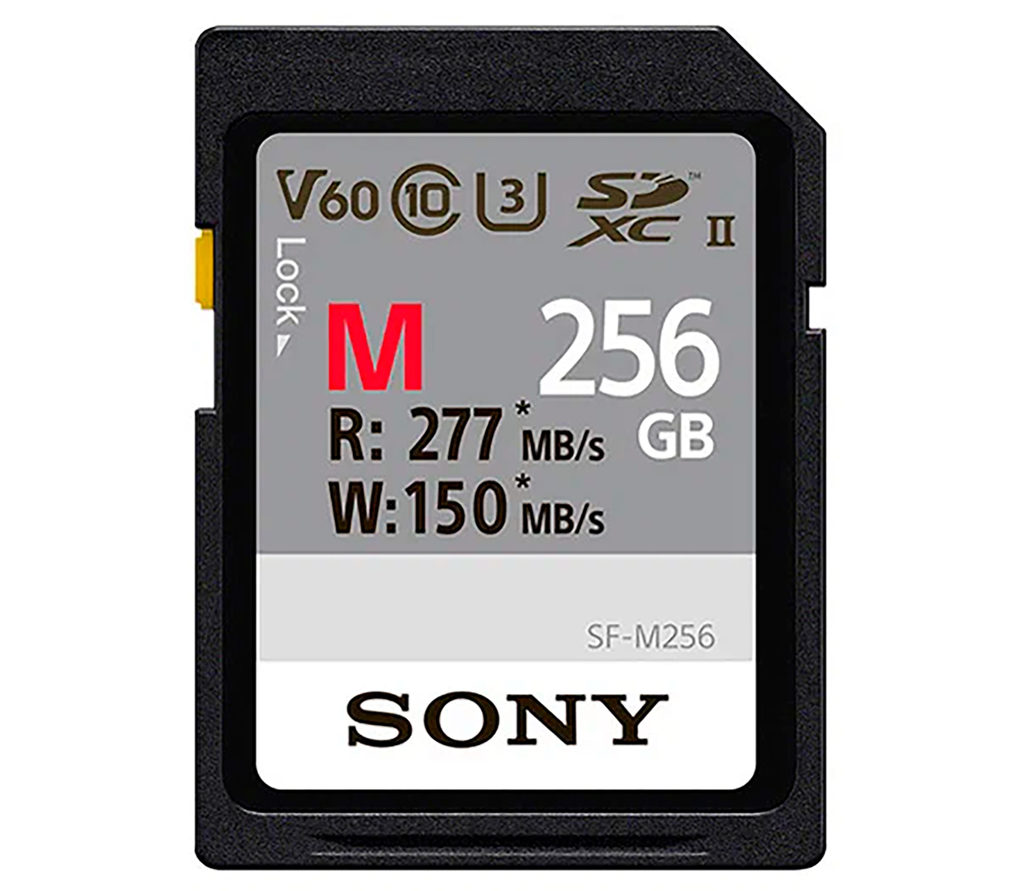 Карта памяти Sony SDXC 256GB UHS-II V60 150/277Mb/s (SF-M256/T2)