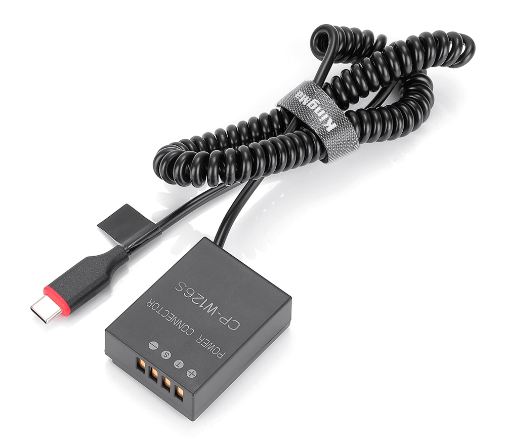 Адаптер питания Kingma TC-W126, USB type C, вместо Fujifilm NP-W126 (уцененный)