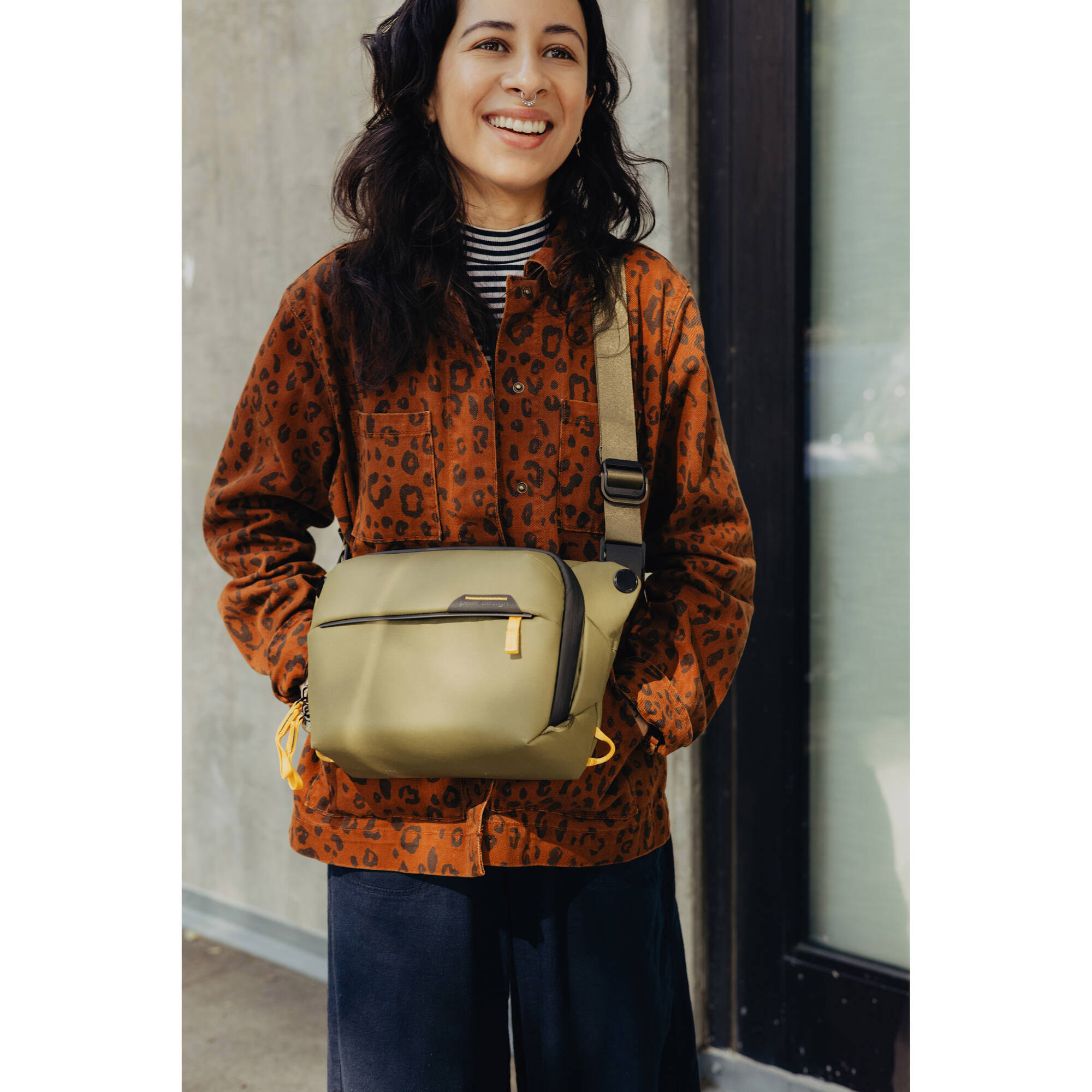 Сумка Peak Design The Everyday Sling 3L, цвет Kelp, оливковый