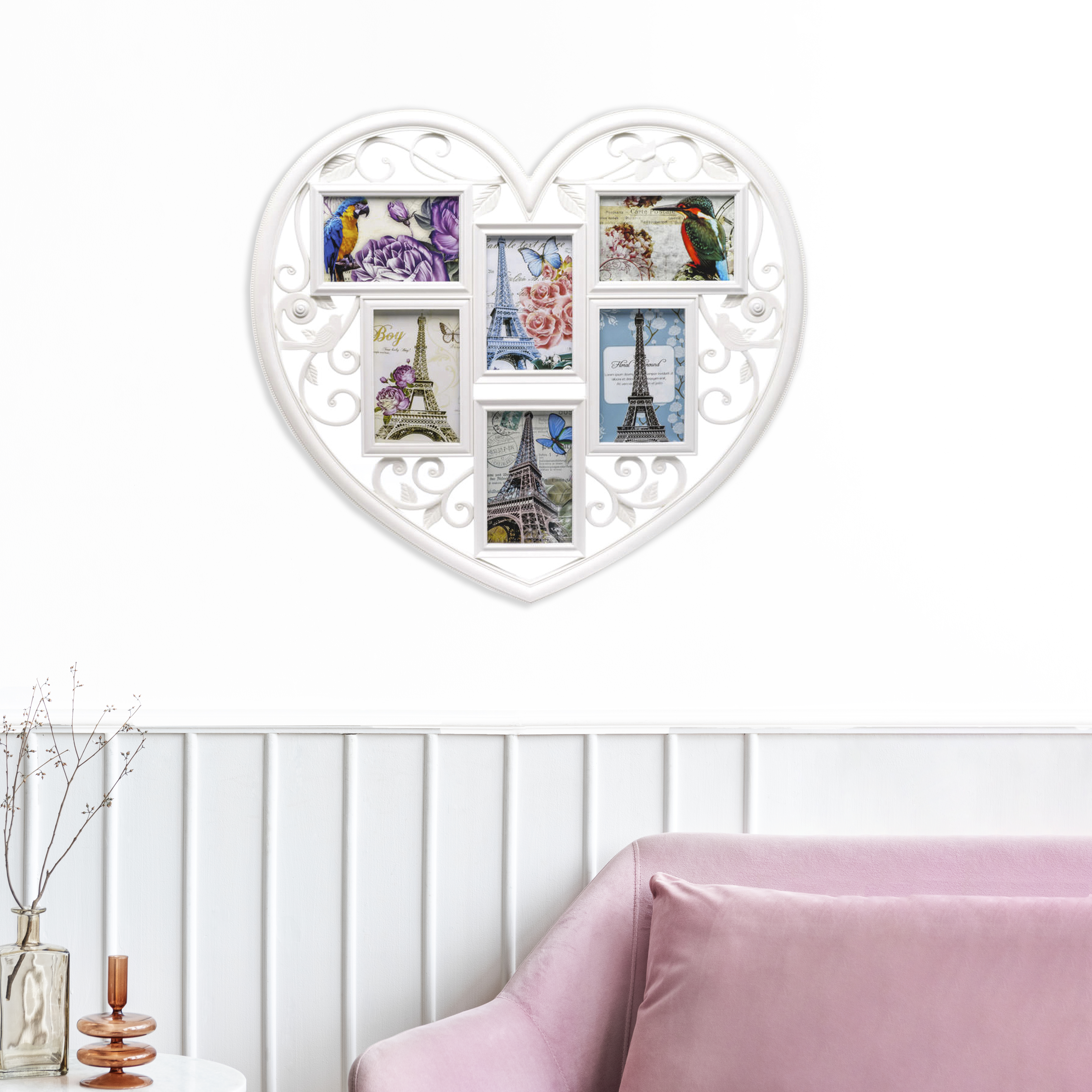 Мультирамка Fotografia на 6 фото (FFC-1020) белая