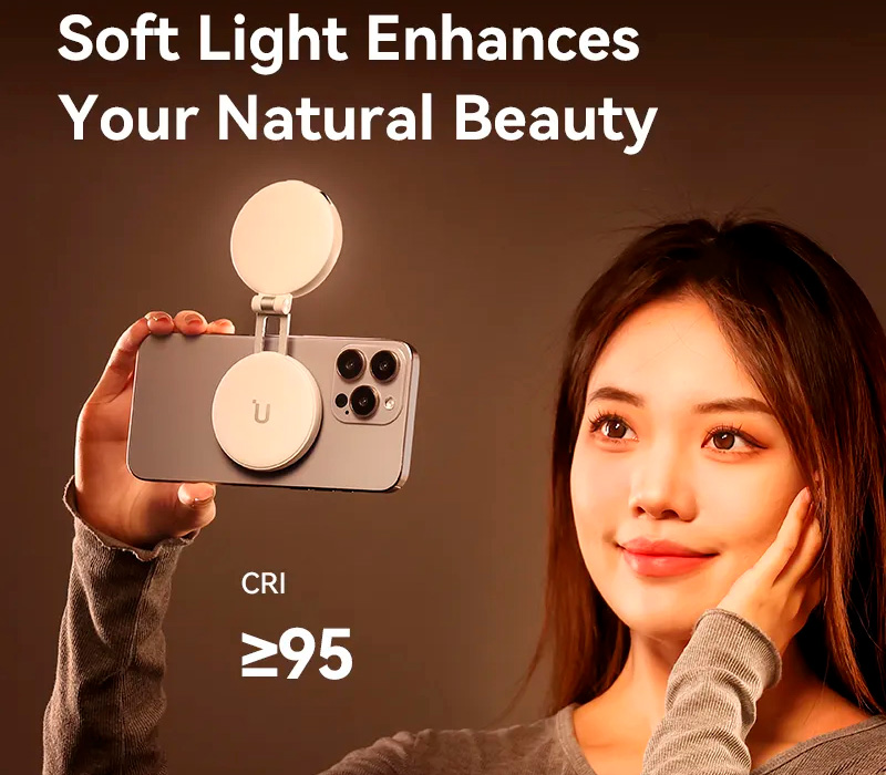 Магнитный осветитель Ulanzi LM19 Magsafe Fill Light для смартфона, черный