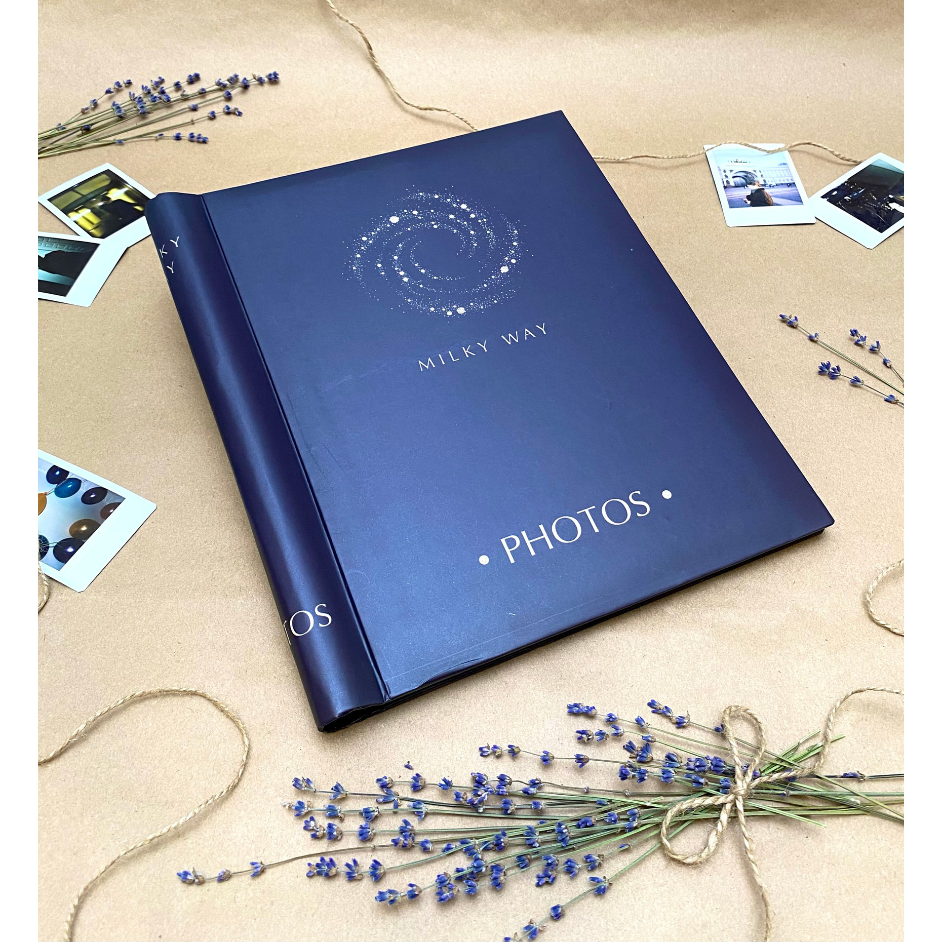 Фотоальбом Полином магнитный, 10 листов 23х28 см, «Milky way» Млечный путь