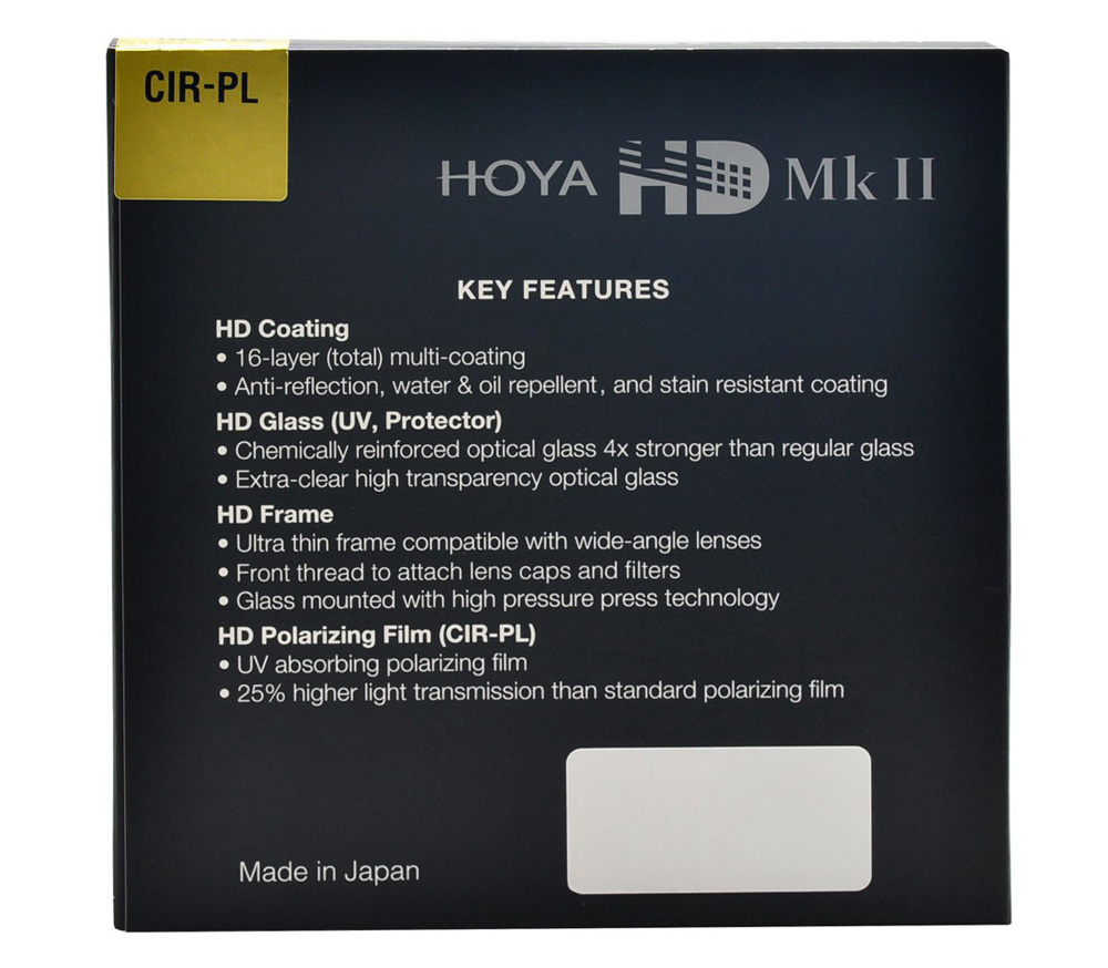 Светофильтр Hoya PL-CIR HD Mk II 72mm