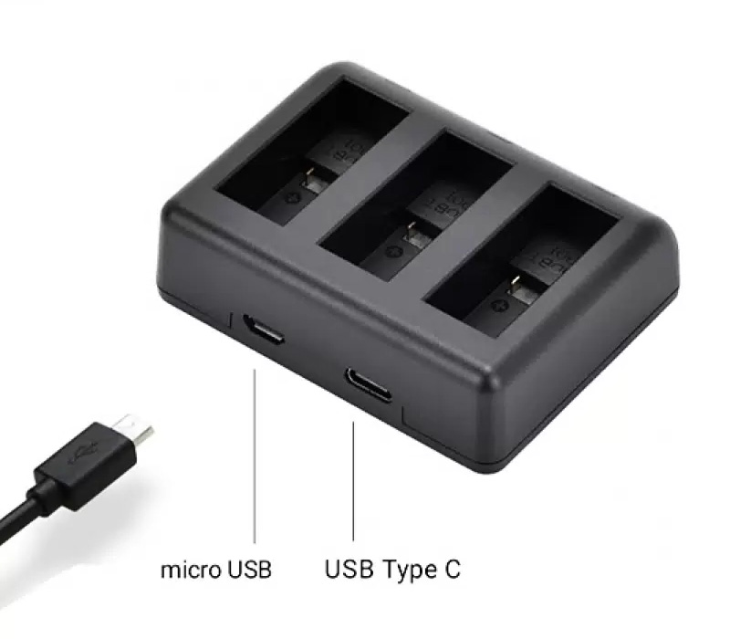 Зарядное устройство Kingma BM060 + 2 аккумулятора для GoPro HERO 9 - 12