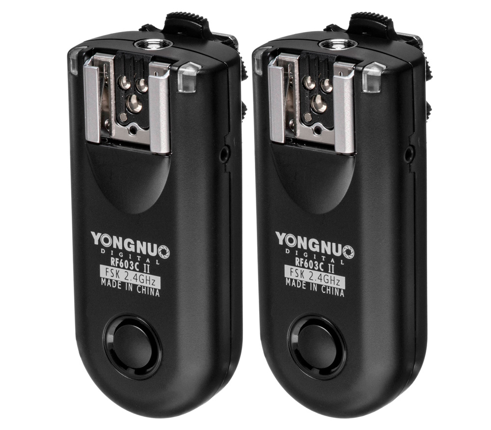 Трансивер + пульт ДУ Yongnuo RF-603C II C1 для Canon, 1 пара