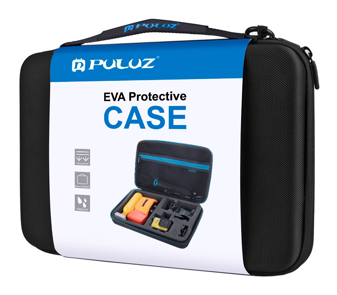 Чехол Puluz PU110 Waterproof Carrying Case, 32x22x7 см, черный