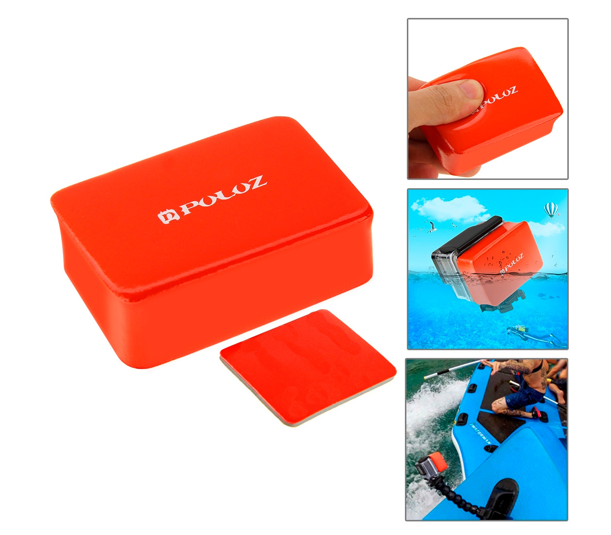 Комплект аксессуаров Puluz PKT13 Surfing Accessories Kit 14 в 1, для экшн-камер, в кейсе