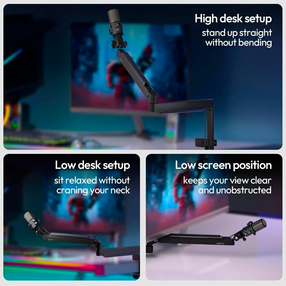 Держатель микрофона Ulanzi ZJ05 Lift Microphone Stand