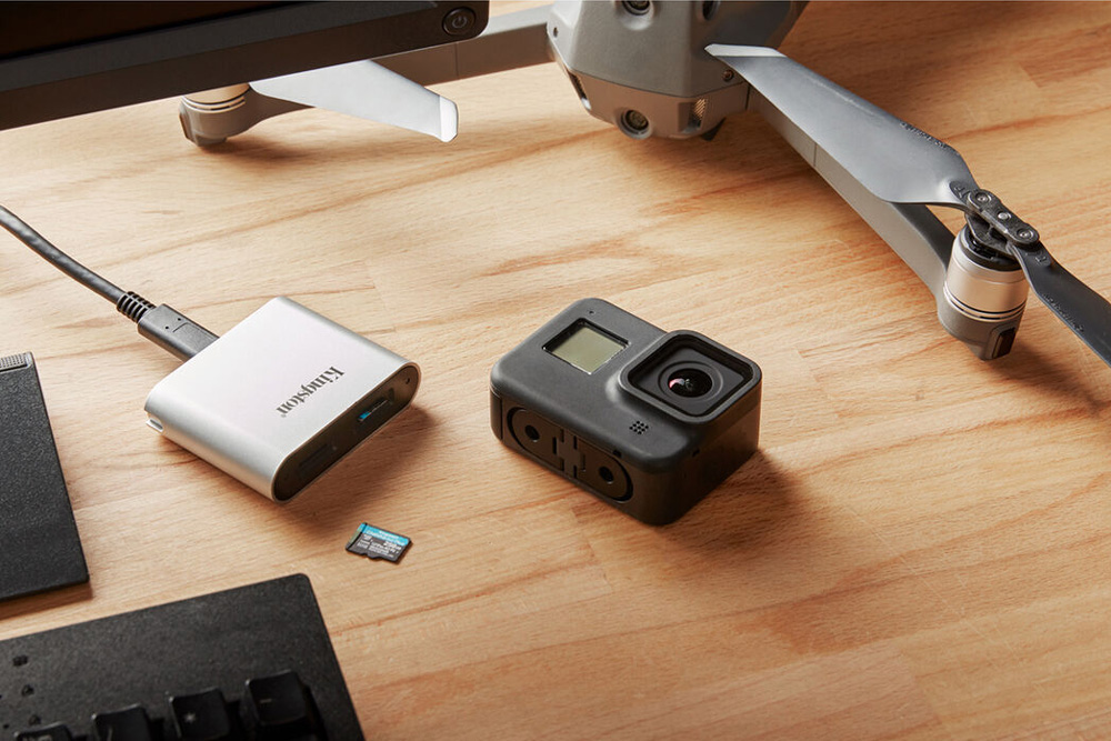 Карт-ридер Kingston Workflow WFS-SDC для microSD (UHS-I/-II)