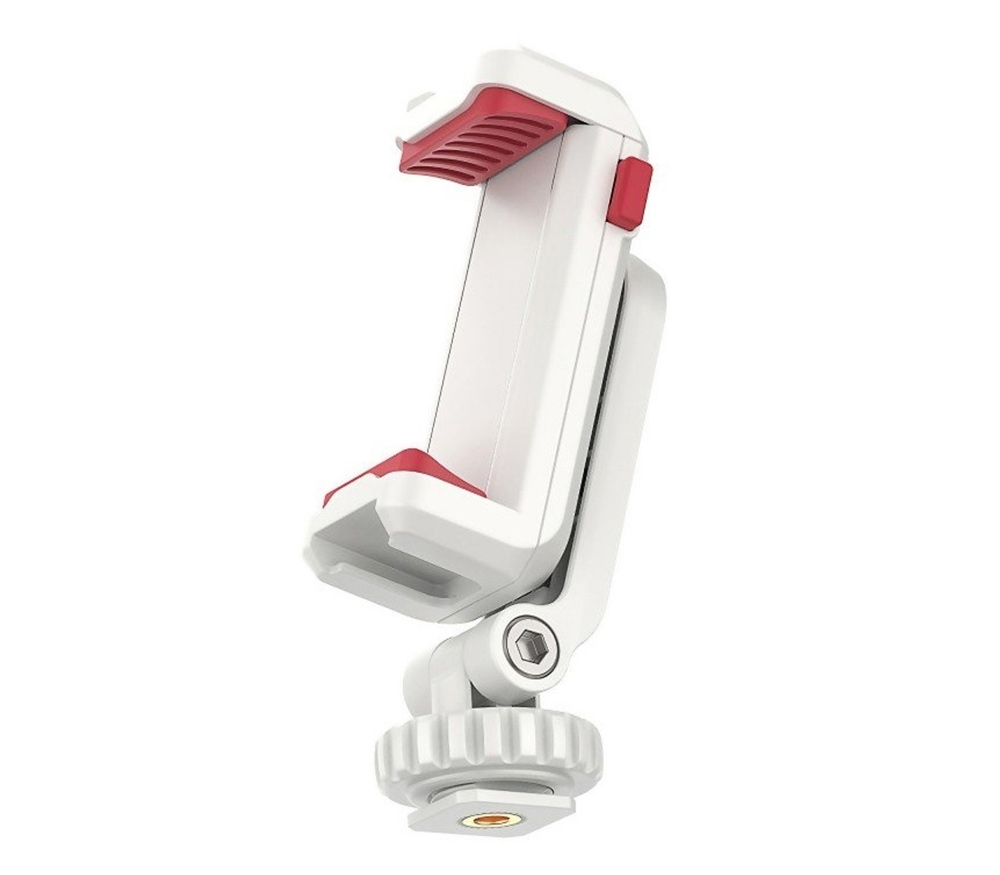 Держатель для смартфона, Ulanzi ST-06S, поворотный, с 2 башмаками, белый