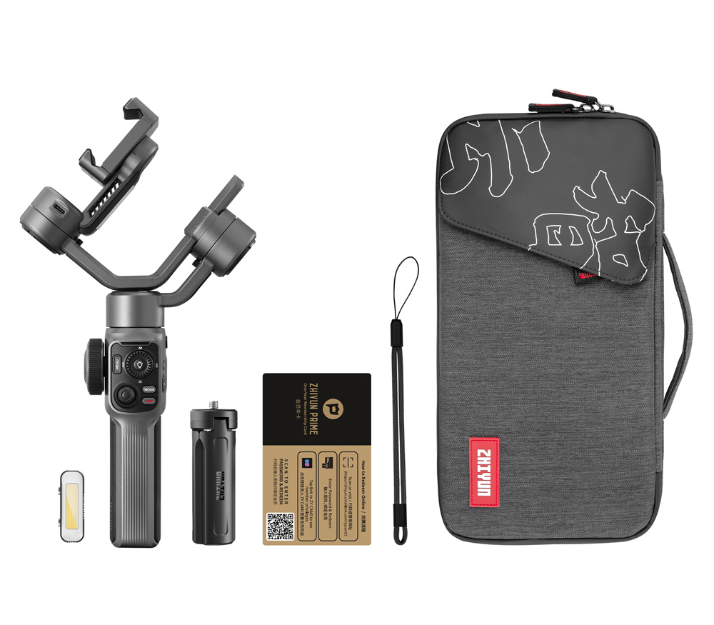 Стабилизатор Zhiyun Smooth 5S Combo Kit для смартфонов, темно-серый (уцененный)