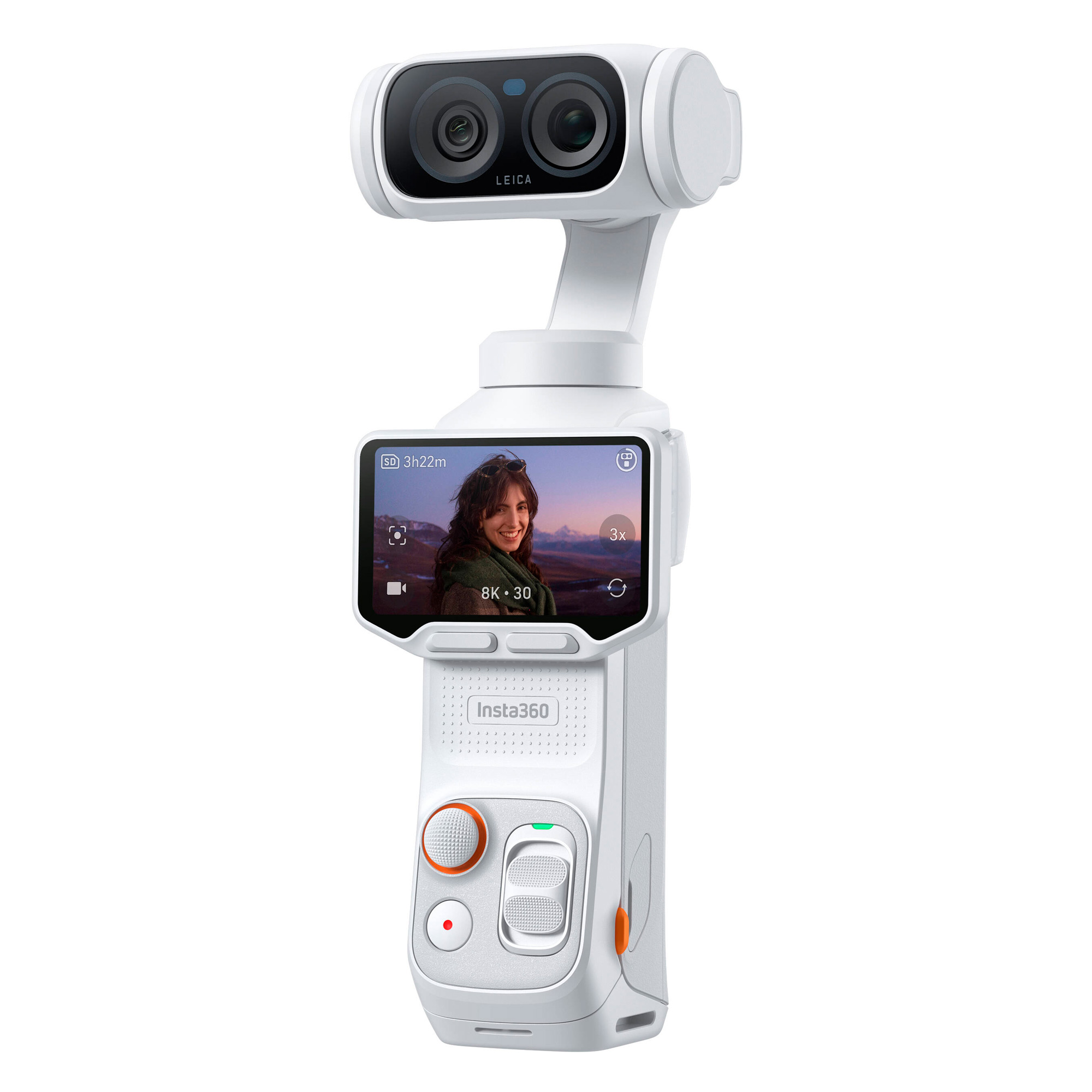 Камера с 3-осевым подвесом Insta360 Luna Ultra Stellar White, Standard Bundle