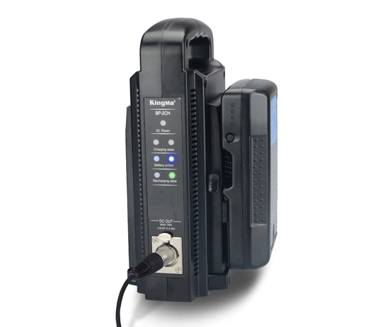 Зарядное устройство Kingma BP-2CH для 2 аккумуляторов V-Mount