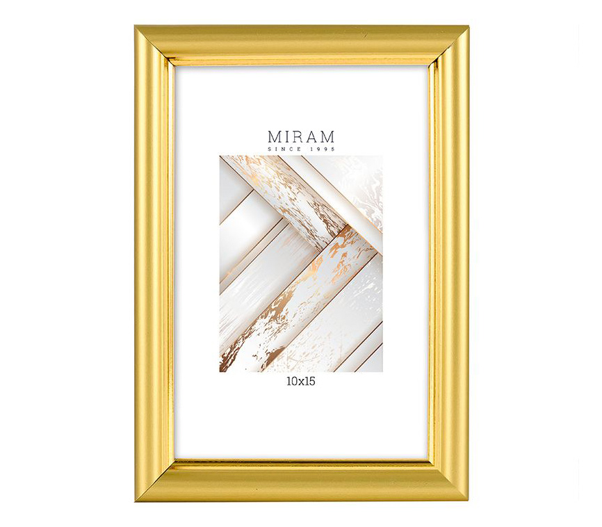 Фоторамка Мирам 10х15 см, золотистая (636411-4)