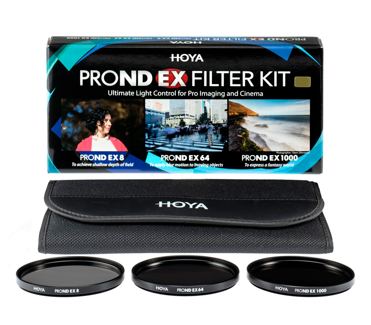 Набор светофильтров Hoya PROND EX Filter Kit 8/64/1000, 58mm