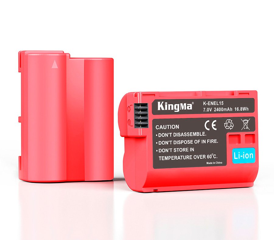 Аккумулятор Kingma EN-EL15H, с защитным кейсом, 2400 мАч
