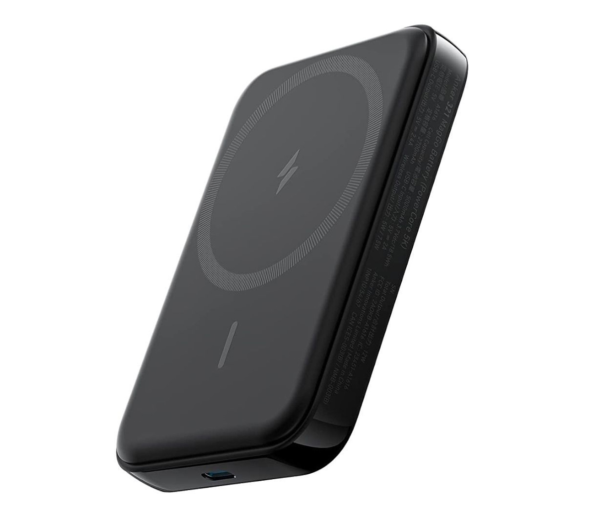 Внешний аккумулятор Anker 321 MagGo 5K, 5000 мАч, MagSafe, черный (уцененный)