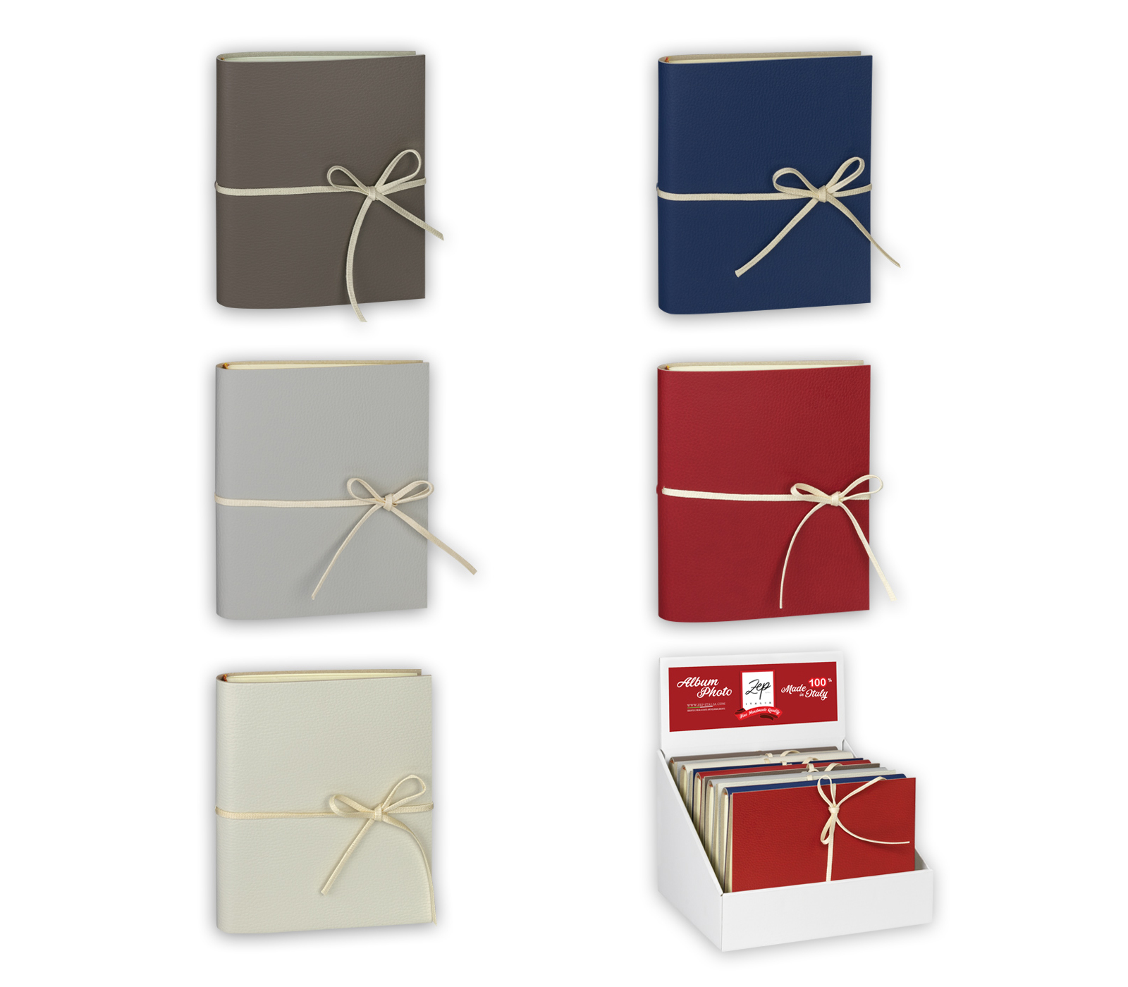 Фотоальбом ZEP GH628 GLENN, 20x24 см, 10 листов, в ассортименте