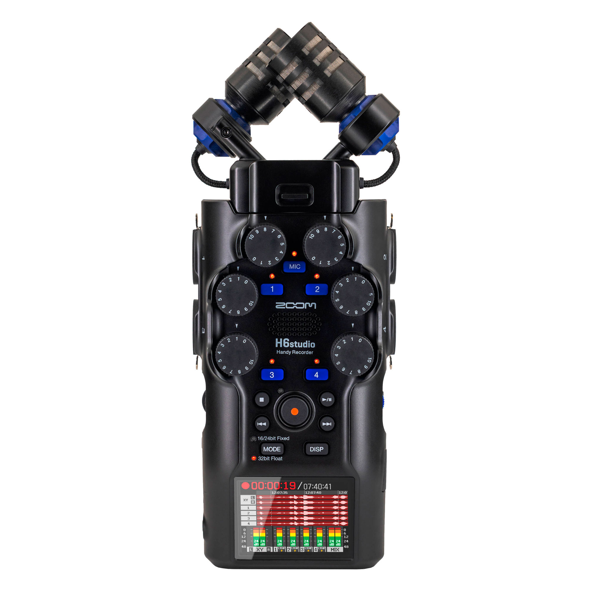 Портативный рекордер Zoom H6studio, 6 каналов, 32 bit Float
