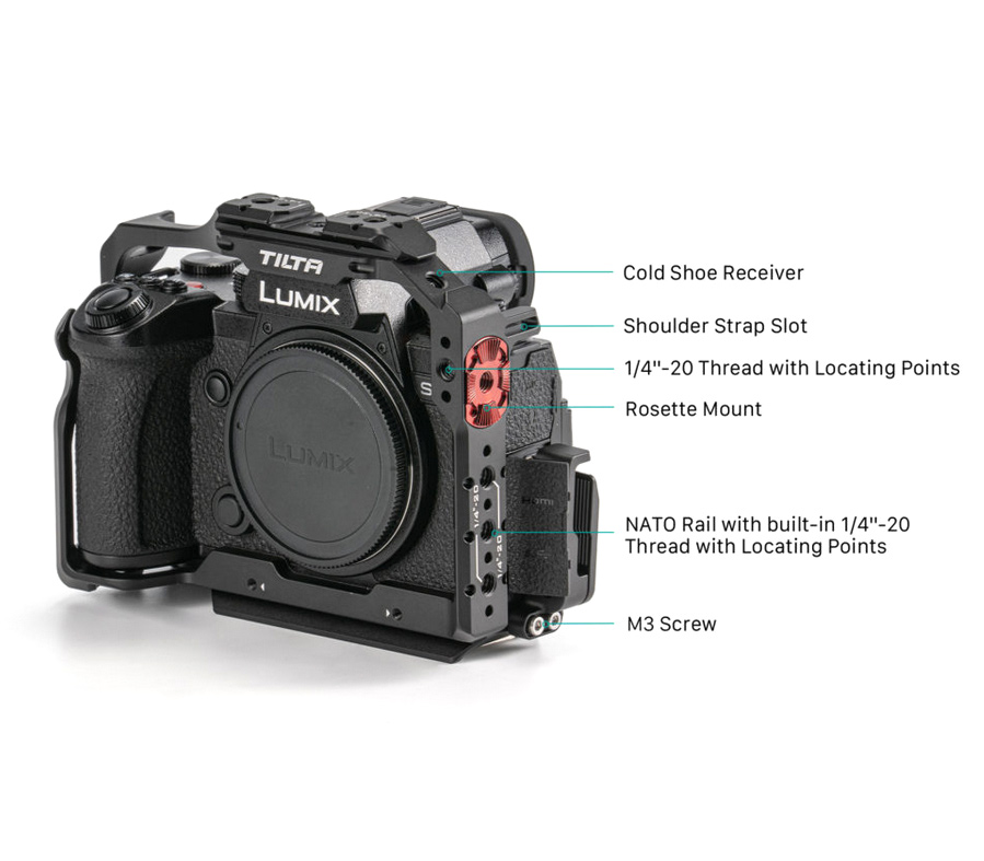 Клетка Tilta Full Camera Cage для Panasonic S5 II / S5 II X, черная