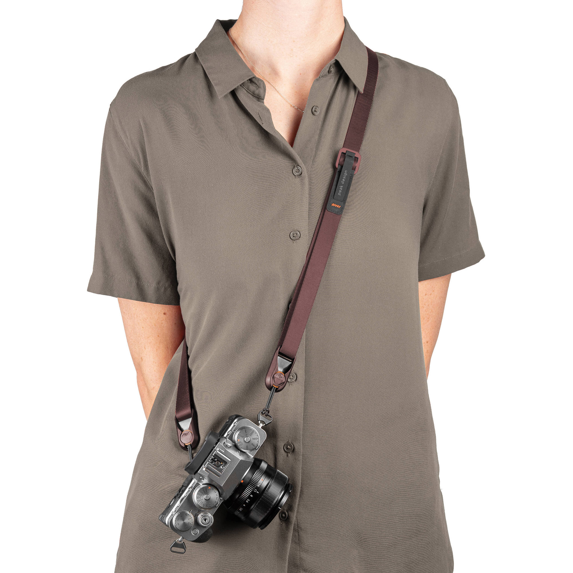 Ремень Peak Design Camera Strap Leash, цвет Eclipse, бордовый