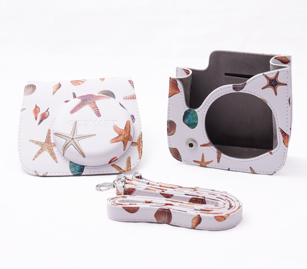 Чехол GOSMART для Instax Mini 8 / 9, морские ракушки