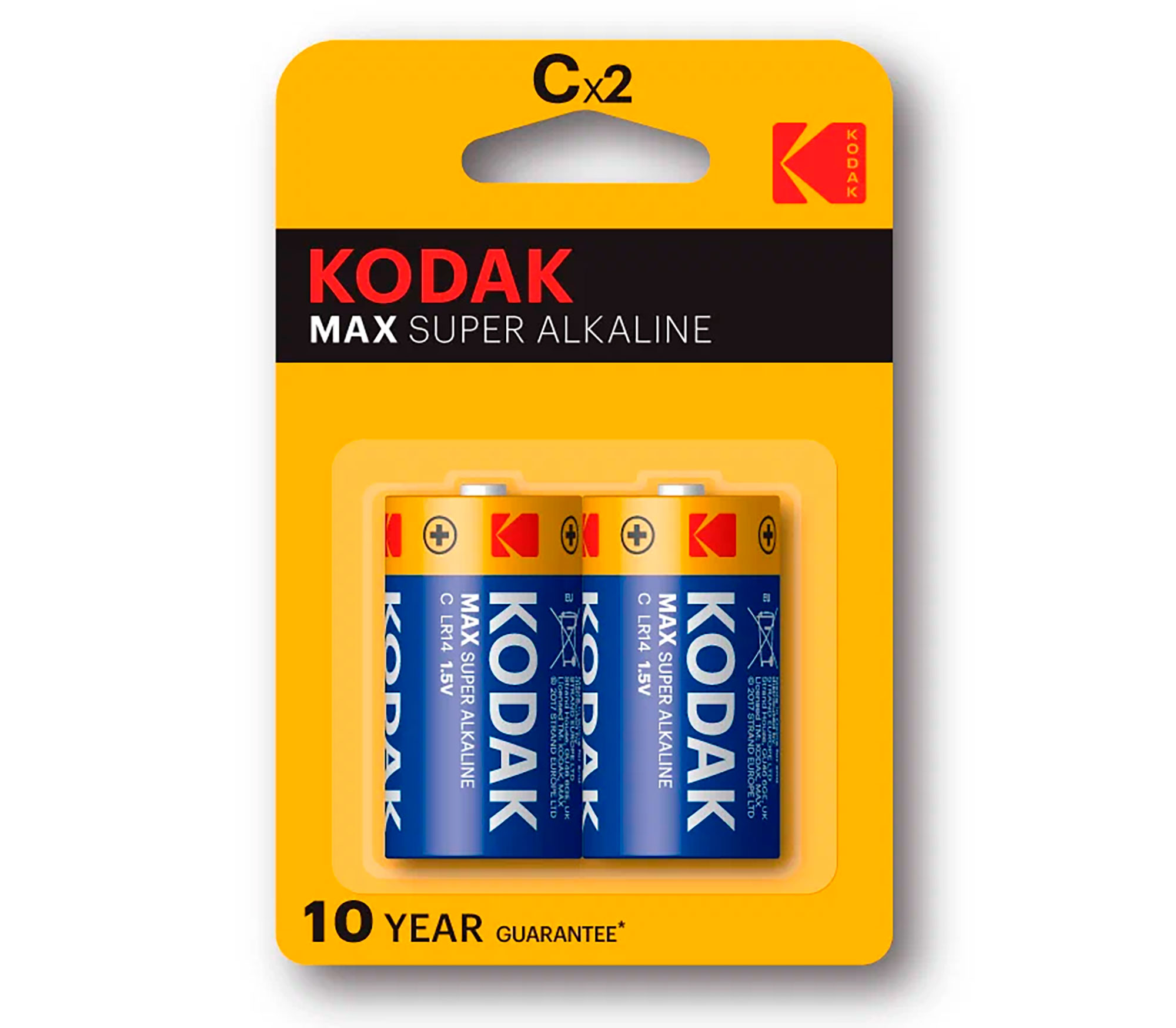 Батарейки Kodak МАХ LR14-2BL [KC-2], 2 шт.