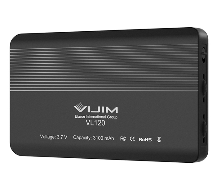 Осветитель Ulanzi VIJIM VL120 Mini Pocket LED, 8 Вт, 3200-6500К, светодиодный, черный