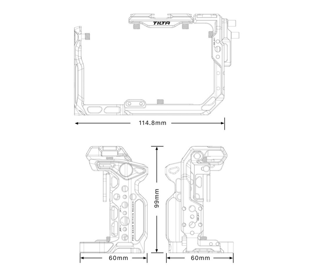 Клетка Tilta Full Camera Cage V2 для Sony FX3 / FX30, черная