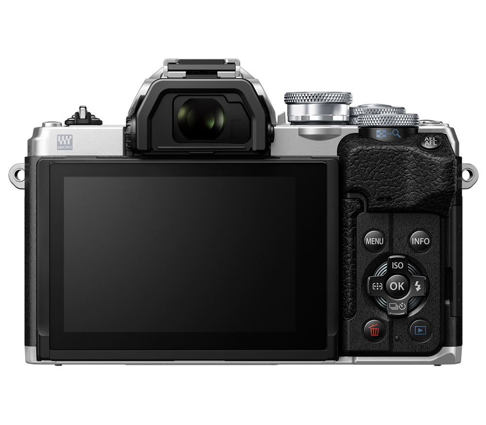 Беззеркальный фотоаппарат OM System OM-D E-M10 Mark IV kit 14-42 EZ серебристый (уцененный)