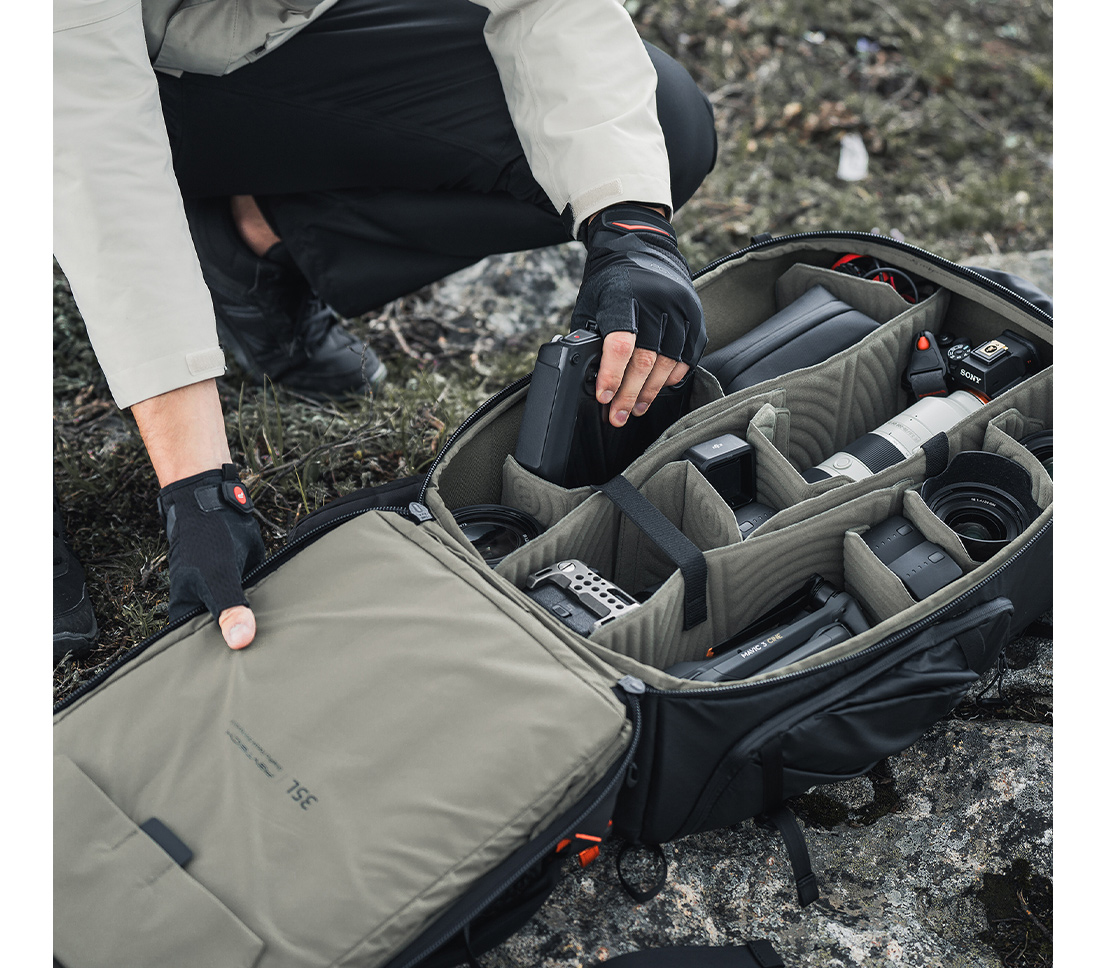 Рюкзак PGYTECH OnePro Focux 35L, цвет Fern Green