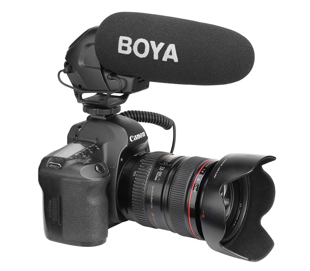 Микрофон Boya BY-BM3030, направленный, моно, 3.5 мм