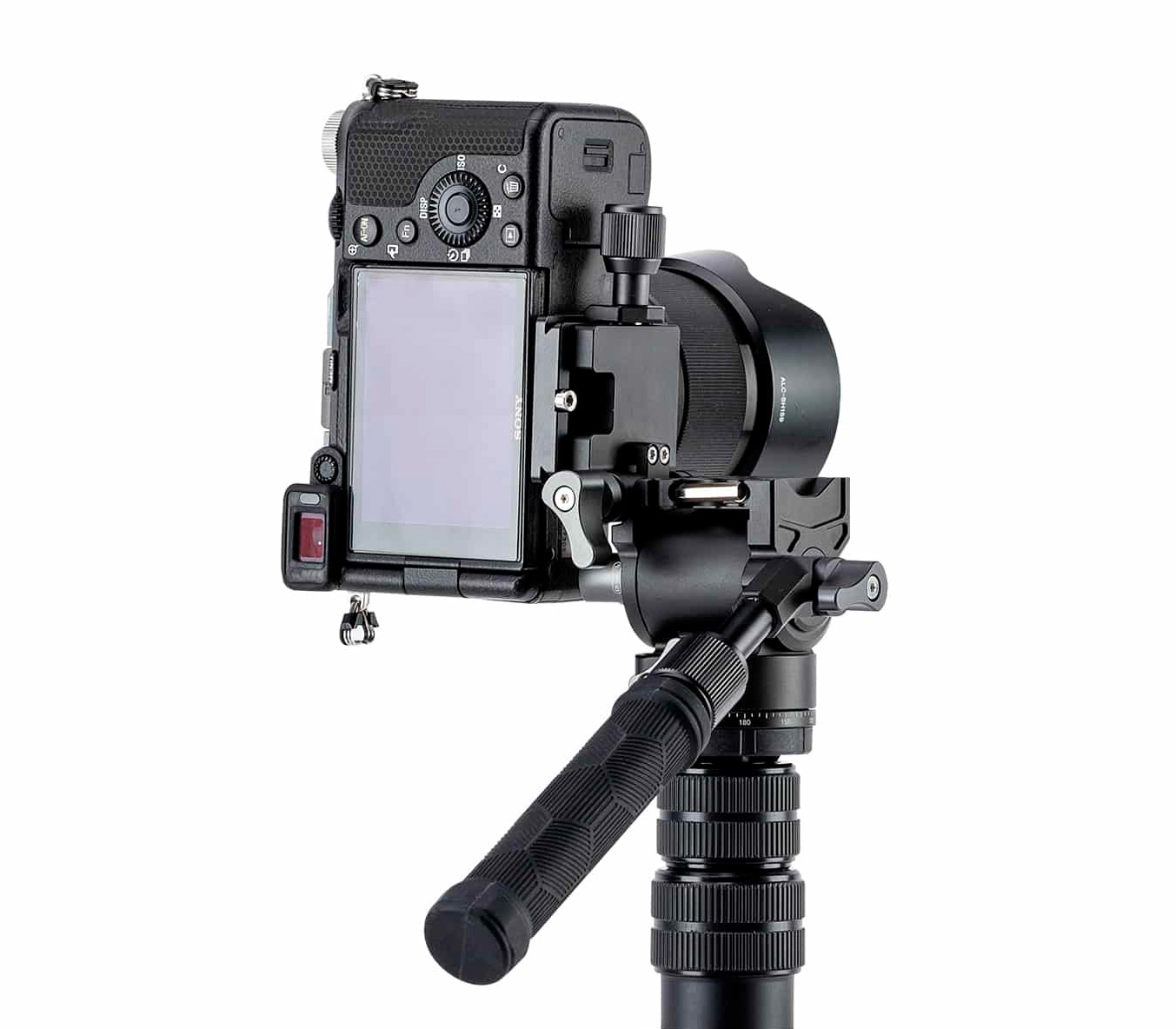 Штативная голова Fotopro MH-4L, жидкостная, до 3 кг, с выравнивающей базой