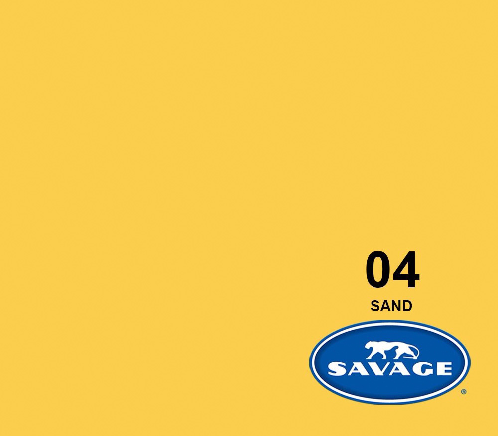 Фон Savage SA 4-12 Sand, бумажный, 2.72x11 м, желтый