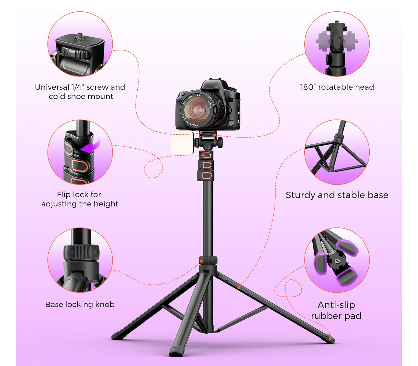 Стойка Nearity NearStream CZT02, 50 - 160 см, до 3 кг