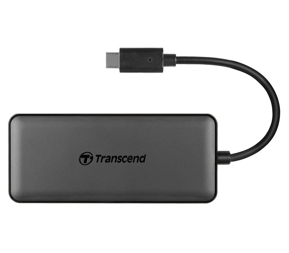 Карт-ридер и USB хаб Transcend TS-HUB5C USB 3.1 Gen 2, SD UHS-II, misroSD UHS-I