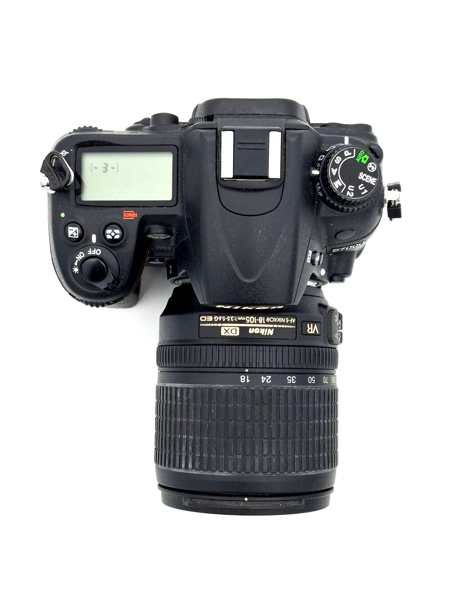 Зеркальный фотоаппарат Nikon D7000 Kit AF-S 18-105mm f/3.5-5.6G VR (состояние 4-) (б/у)