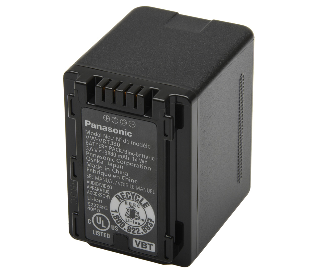Аккумулятор Panasonic VW-VBT380E-K для видеокамер