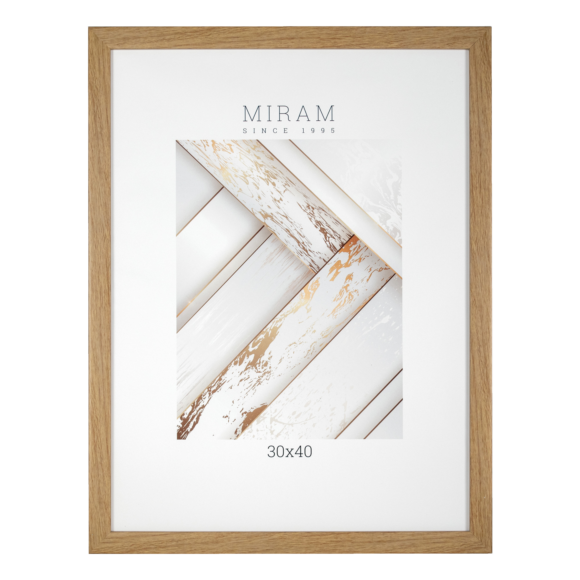 Фоторамка Мирам 30х40 см, светлый дуб (641844-15)